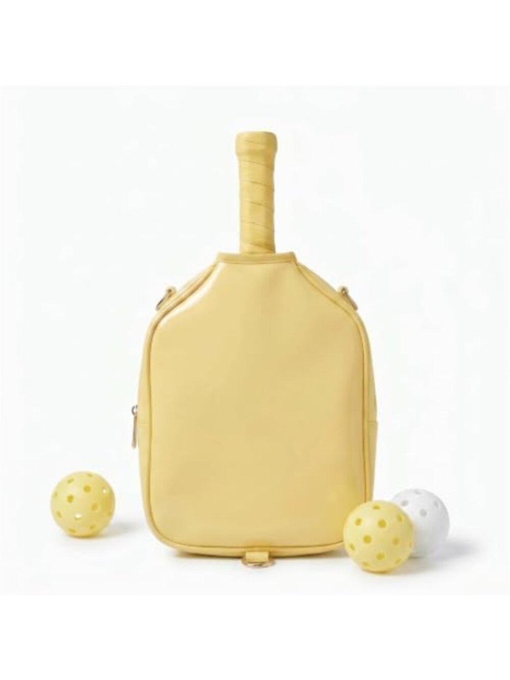 Patent Leather Pickleball Bag Crossbody Sling for Women
